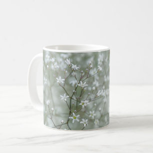 Baby's Breath Plant Flower Photo With Custom Name Coffee Mug