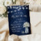 Babys Breath Rustic Navy Blue Lights Bridal Shower