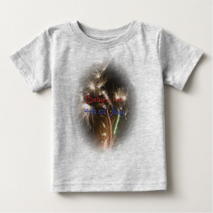 Baby's First 4th of July Baby T-Shirt