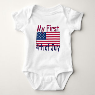 Baby's First 4th of July Infant Creeper