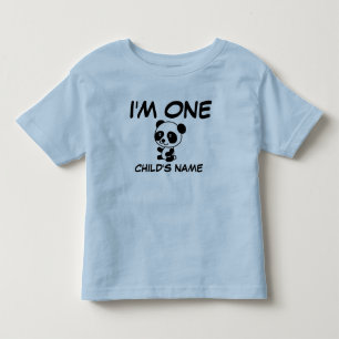 BABY'S FIRST BIRTHDAY (AGE ONE) Personalised Toddler T-Shirt