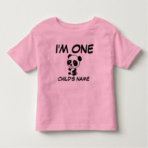 BABY'S FIRST BIRTHDAY (AGE ONE) Personalised Toddler T-Shirt