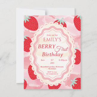 Baby's First Birthday Invitation