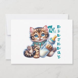 Baby's first birthday. Thank You Card