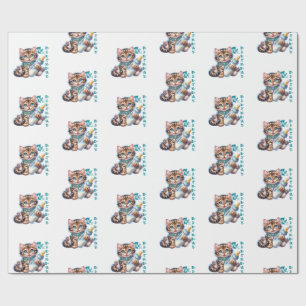 Baby's first birthday. Wrapping Paper