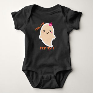 Baby's First Boo Halloween Costume Bodysuit-Kawaii Baby Bodysuit