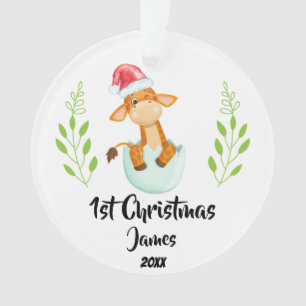 Baby's First Christmas 2023 Personalized Photo Ornament