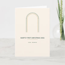 Baby's First Christmas 2026 Photo Holiday Card