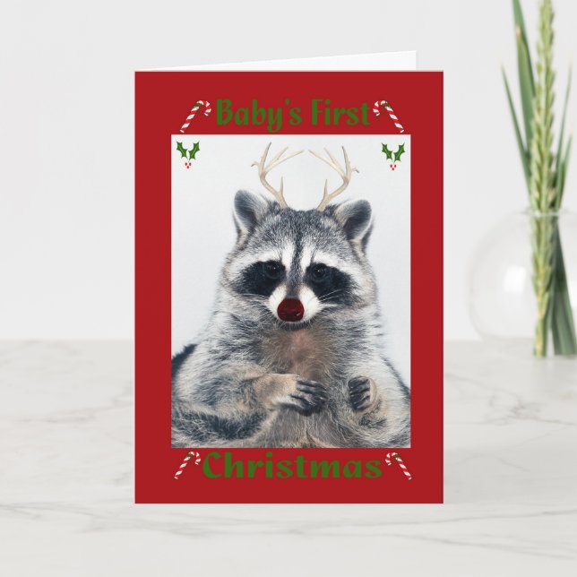 babys first christmas 5 holiday card (Front)