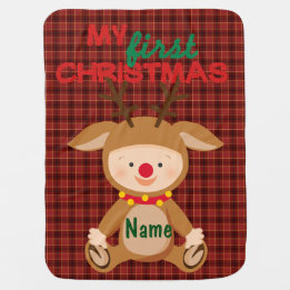 "Baby's First Christmas" BABY BLANKET