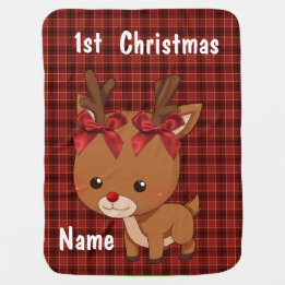 "Baby's First Christmas" BABY BLANKET