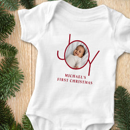Baby's First Christmas Baby Bodysuit
