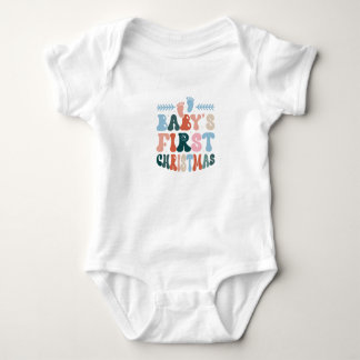 Baby's First Christmas Baby Bodysuit