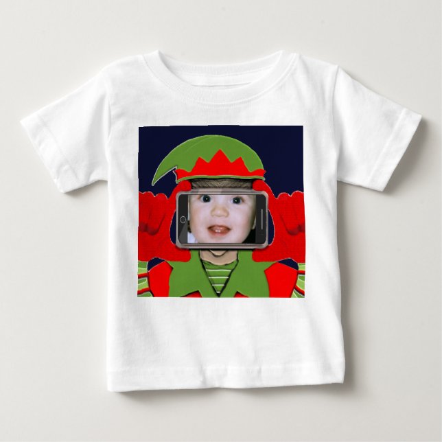 Baby's First Christmas Baby T-Shirt (Front)