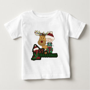 Baby's First Christmas Baby T-Shirt