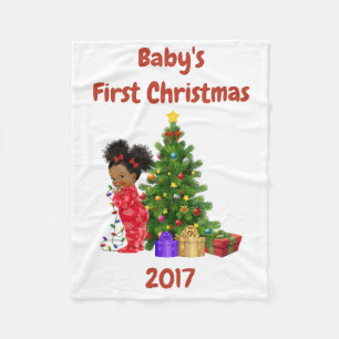 Baby's First Christmas Blanket