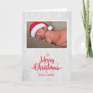 Baby's first Christmas card