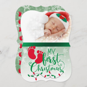 Baby's First Christmas Card