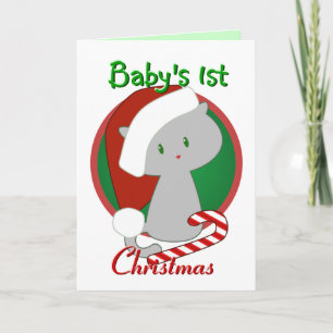 Baby's First Christmas Card