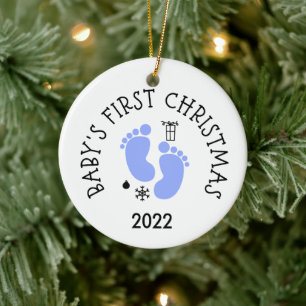 Baby's First Christmas Ceramic Ornament