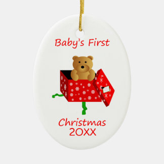 Baby's First Christmas Ceramic Ornament