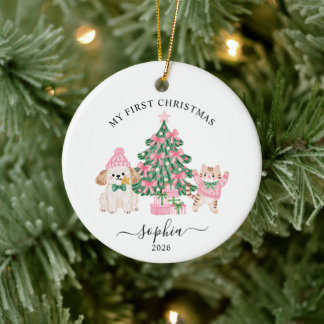 Baby's First Christmas Ceramic Ornament