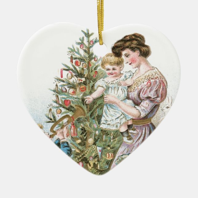 Baby's First Christmas Ceramic Tree Decoration (Front)