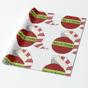 Baby's First Christmas Christmas Gift Wrap