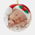 Baby's First Christmas Double Sided Photo  