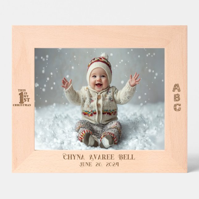 Baby's First Christmas Etched Frames (Creator Uploaded)