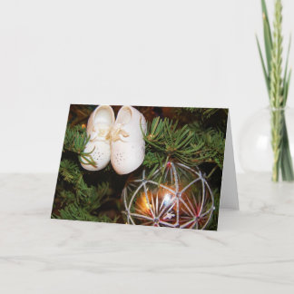 Baby's First Christmas Holiday Card