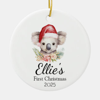 Baby's First Christmas Koala Ornament 