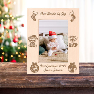 Baby's First Christmas Laser Etched Frames