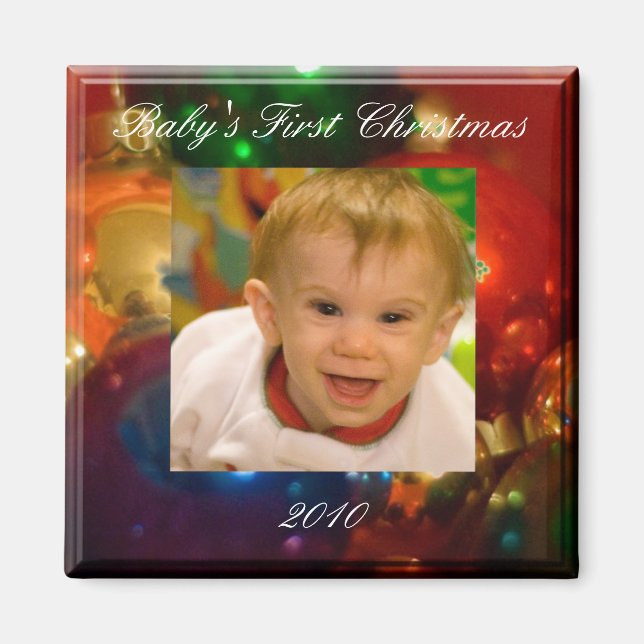 Baby's First Christmas Magnet (Front)