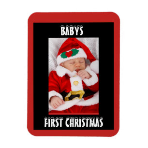 Babys First Christmas Magnet