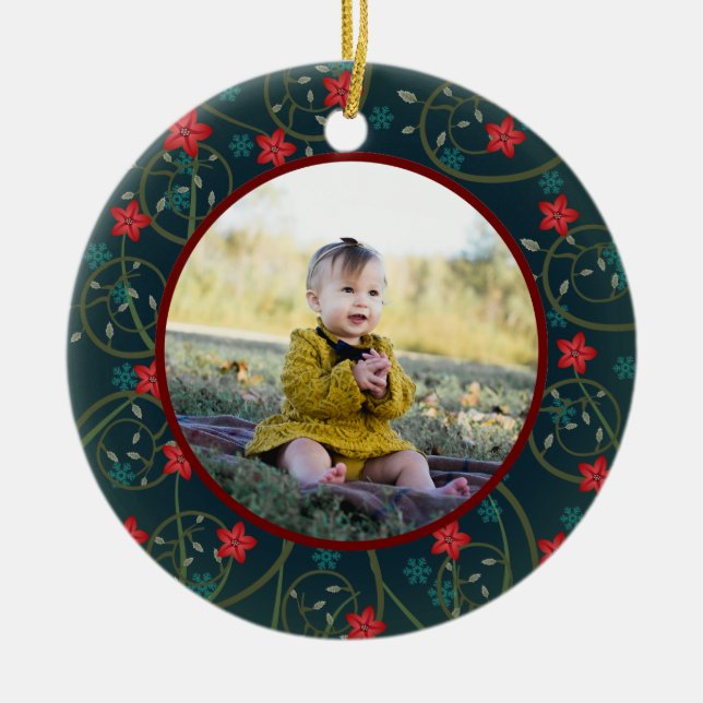 Baby's First Christmas Memorial Ornament (Front)