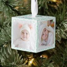 Baby's First Christmas | Mint Green Multi Photo
