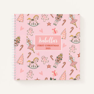 Babys First Christmas Nutcracker Notebook Journal