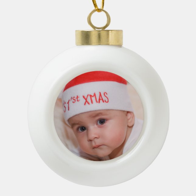Baby's First Christmas Ornament (Front)