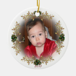 "Baby's First Christmas"  Ornament
