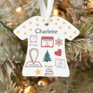 Baby's First Christmas Ornament, Baby 1st Christma Ornament