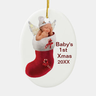 babys first christmas ornament - customisable