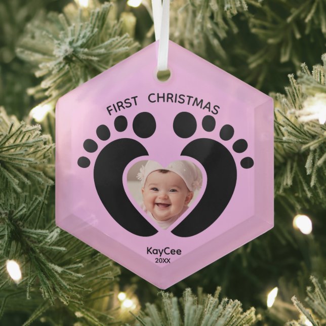 Baby's First Christmas Ornament - Photo Keepsake (Insitu)