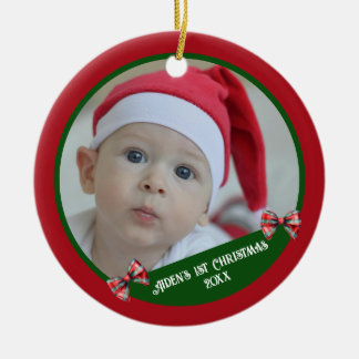 Baby's First Christmas Ornament | Photo Template