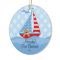Baby's First Christmas Ornament Sailboat Baby Boy