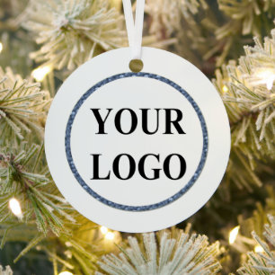 Baby's First Christmas Ornaments ADD LOGO Elegant 