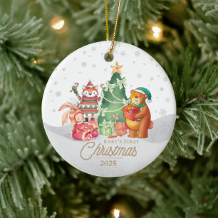 Baby's First Christmas Personalised Ceramic Ornament