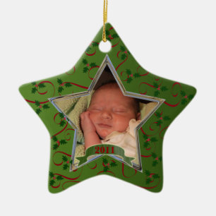 Baby's First Christmas Photo Keepsake Ornament