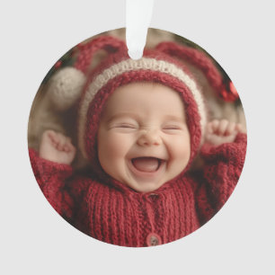 Baby's First Christmas Photo Keepsake Ornament