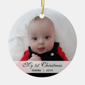 Baby's  |  First Christmas Photo Ornament